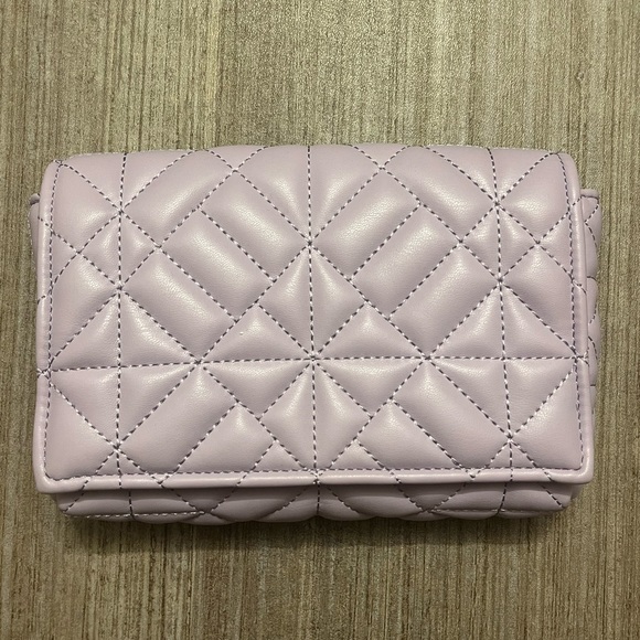 Zara | NWOT Lilac Quilted Bag - Picture 3 of 9